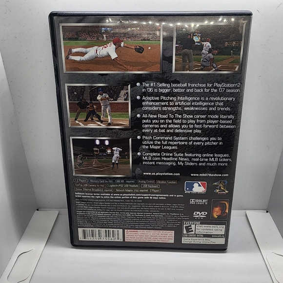 MLB 07: The Show (Sony PlayStation 2, 2007) PS2 Videogame Tested - Picture 3 of 11